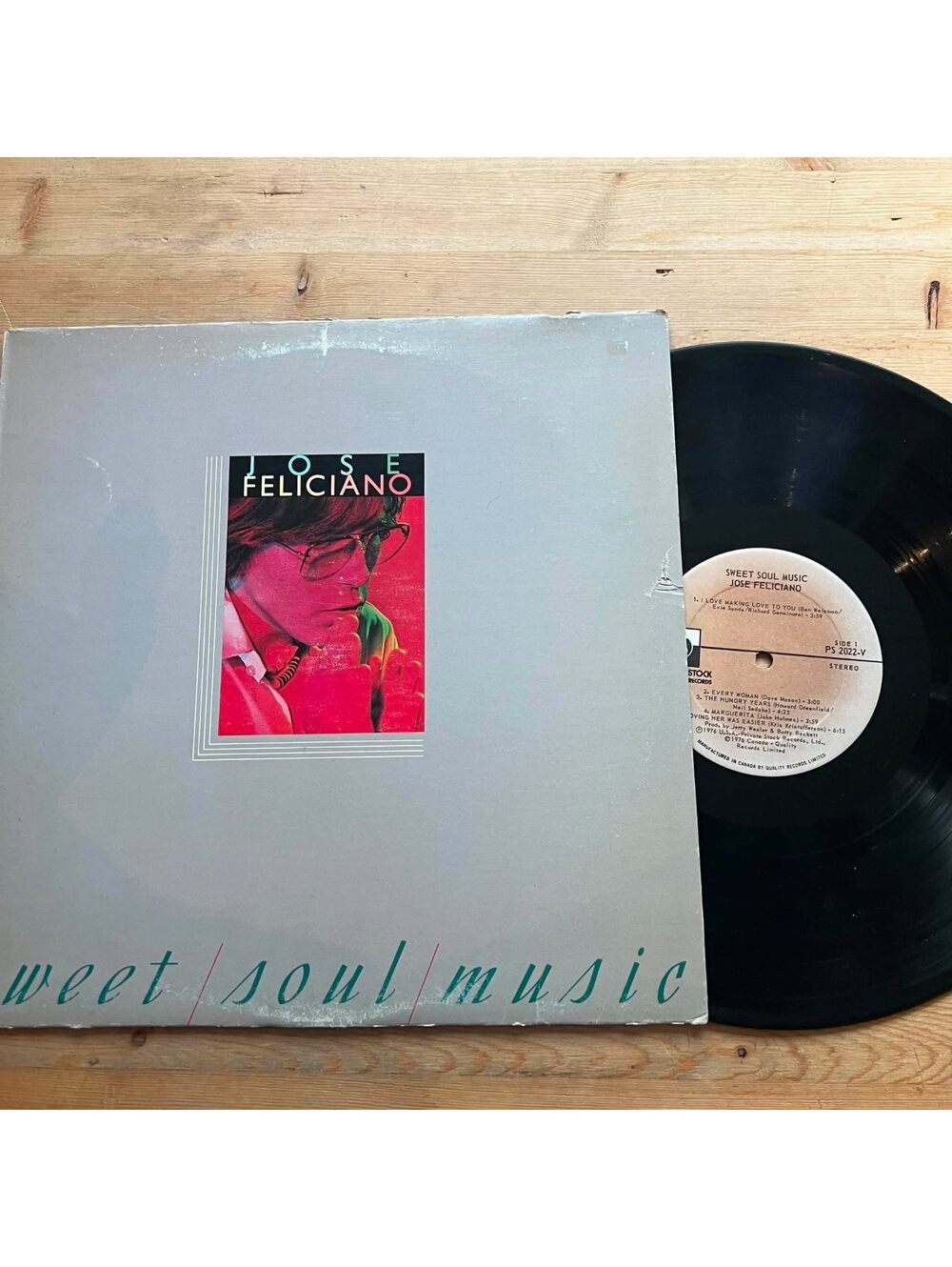 Jose Feliciano - Sweet Soul Music 33rpm VG+ VR27